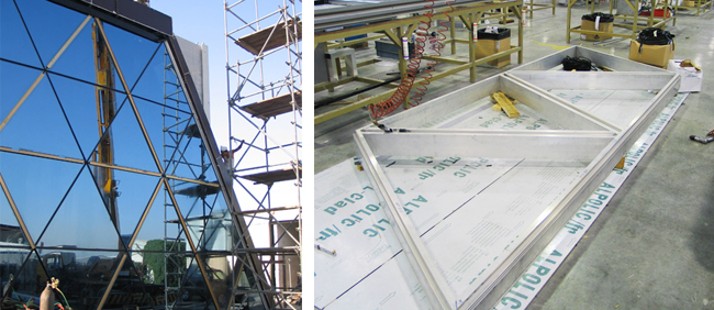 Curtain wall prototype fabrication and
                              testing